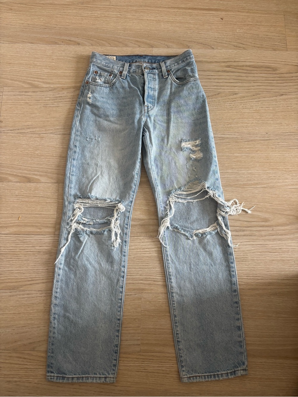 Levi’s Premium 90’s 501 Distressed Jeans